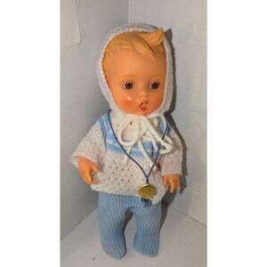 Vintage 11" Goebel Hummel Baby Boy Original Outfit Hang tag mint